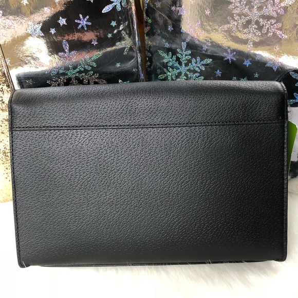 Kate Spade NWT Black/White Bow Crossbody Bag - Picture 4 of 8